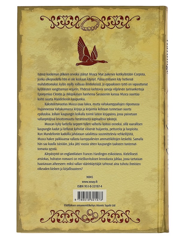 Kärpästyttö - Frances Hardinge - Kaunokirjallisuus - 10105255860 - 1