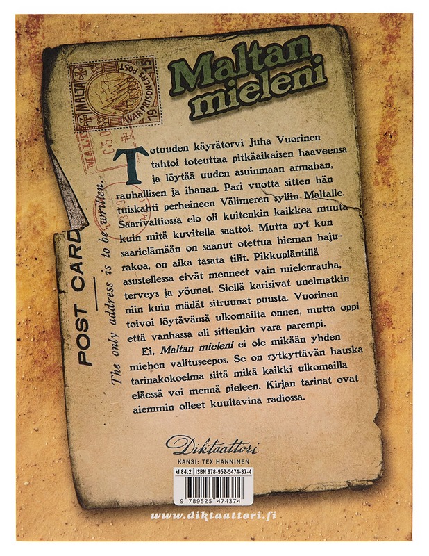 Maltan mieleni - Juha Vuorinen - Elämäkerrat ja muistelmat - 10105255976 - 1
