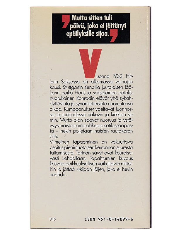 Viimeinen tapaaminen - Fred Uhlman - Romaanit ja novellit - 10105256023 - 1