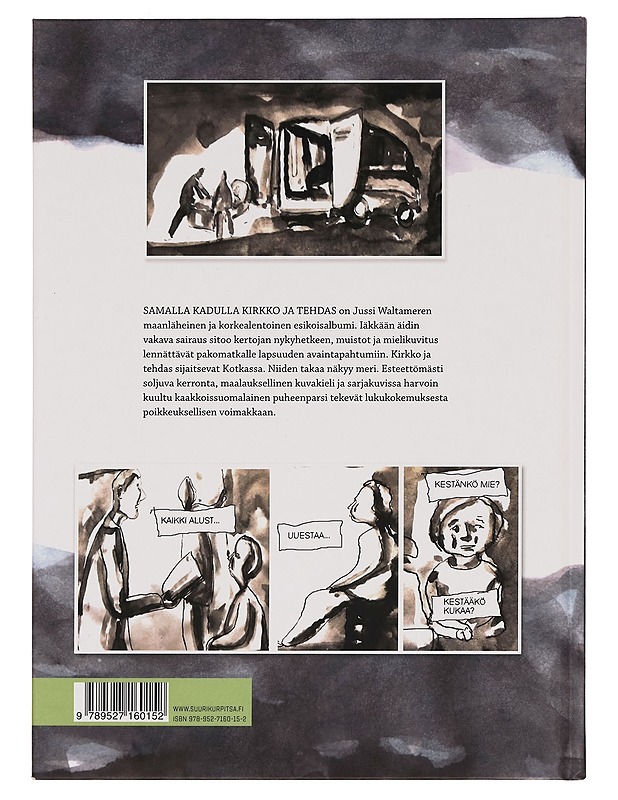 Samalla kadulla kirkko ja tehdas - Jussi Waltameri - Sarjakuvat - 10105256033 - 1