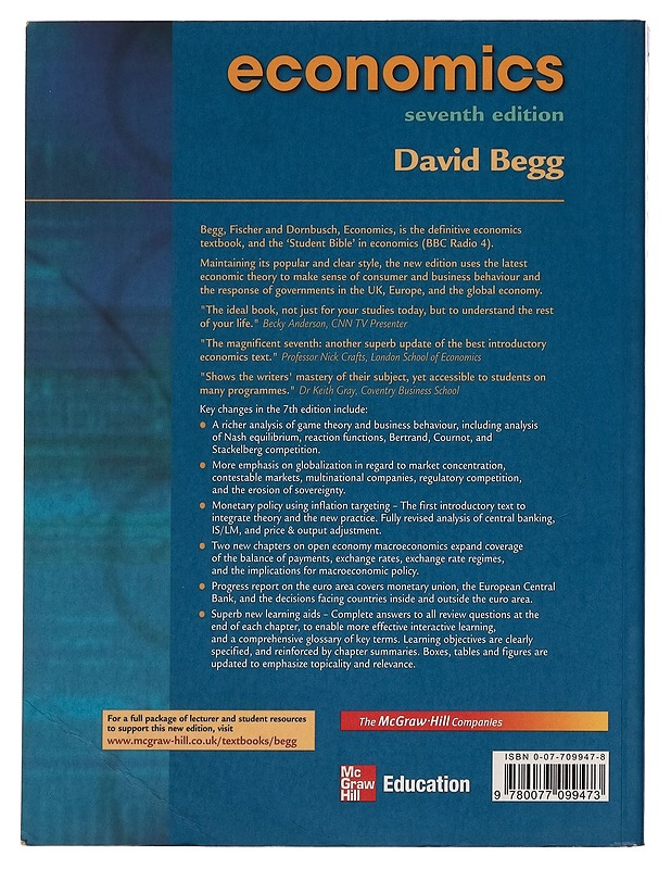 ECONOMICS - David Begg - Tietokirjat ja oppaat - 10105256143 - 1