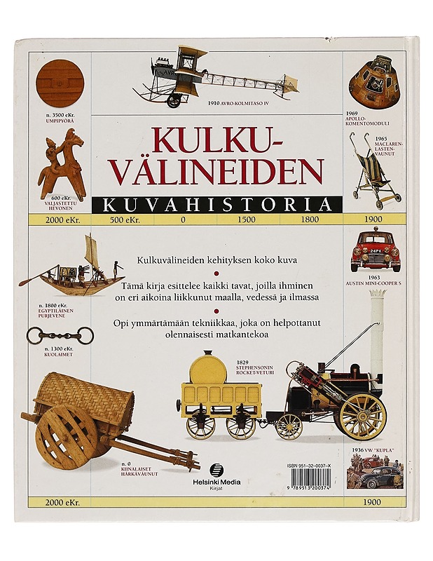 Kulkuvälineiden kuvahistoria - Anthony Wilson - Historiakirjat - 10105256277 - 1