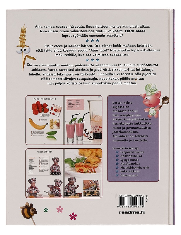 Nam! Lasten keittokirja - Katriina Luotonen - Ruokakirjat - 10105256302 - 1