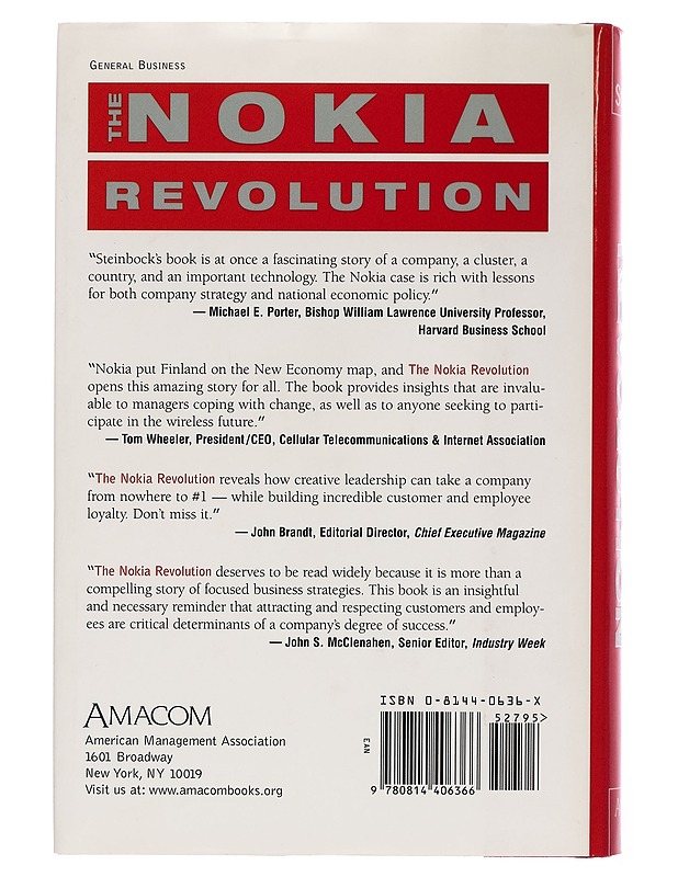 The Nokia revolution : the story of an extraordinary company that transformed an industry - Dan Steinbock - Historiakirjat - 10105256566 - 1