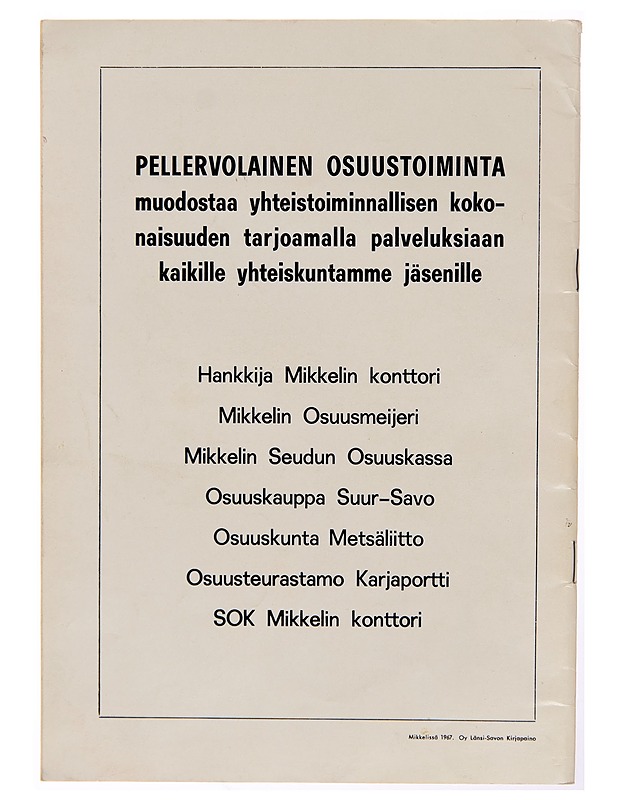Porrassalmi N:o 4/1967 - Lehdet - 10105256651 - 1