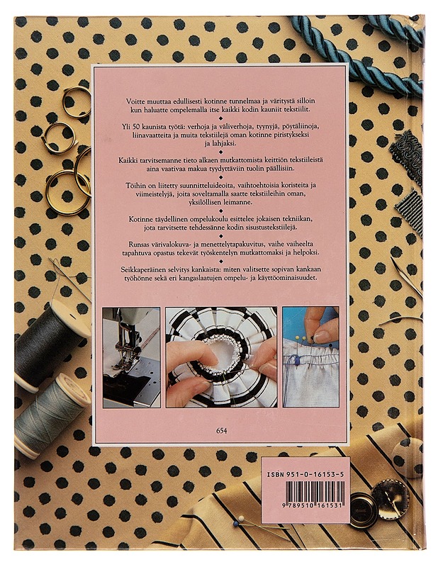 Suuri sisustustekstiilien ompelukirja - Elaine Brumstead - Käsityökirjat - 10105256842 - 1