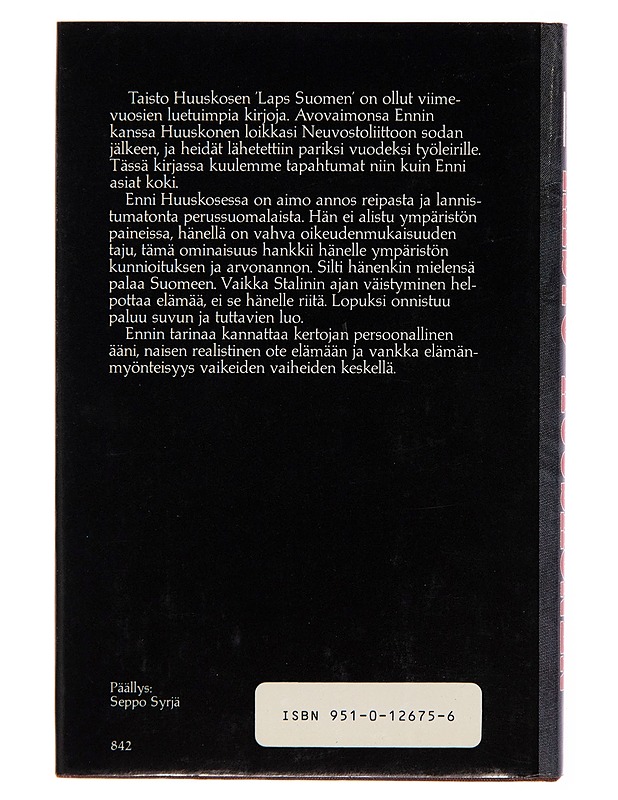 Ennin tarina - Taisto Huuskonen - Elämäkerrat ja muistelmat - 10105257078 - 1