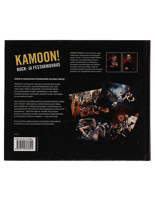 Kamoon! : rock- ja festarikuvaus - Kenneth Lehtinen - Tietokirjat ja oppaat - 10105257118 - 1