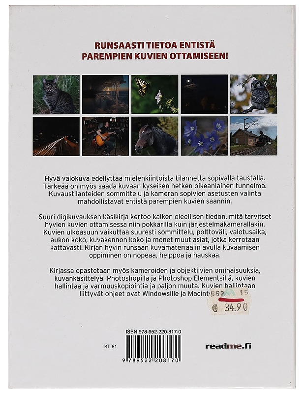 Suuri digikuvauksen käsikirja - Reima Flyktman - Harrastekirjat - 10105257414 - 1