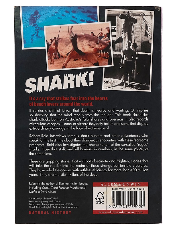 Shark! : killer tales from the dangerous depths - Robert Reid - Tietokirjat ja oppaat - 10105257724 - 1