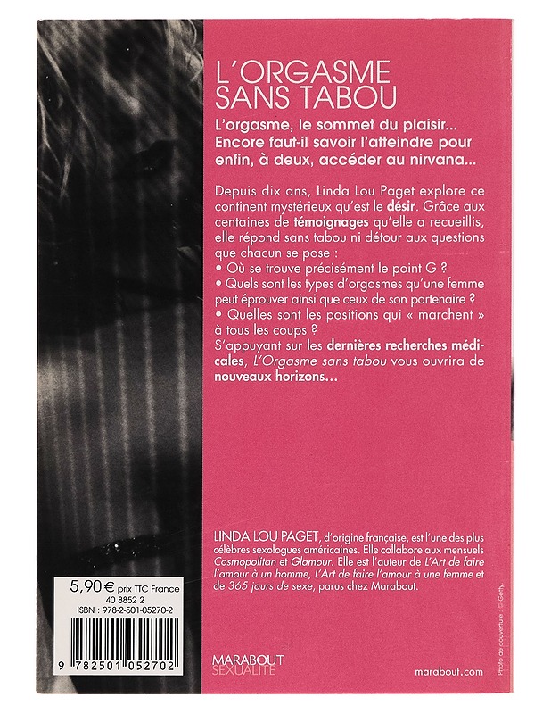 L´orgasme sans tabou - Linda Lou Paget - Kirja lahjaksi - 10105257783 - 1