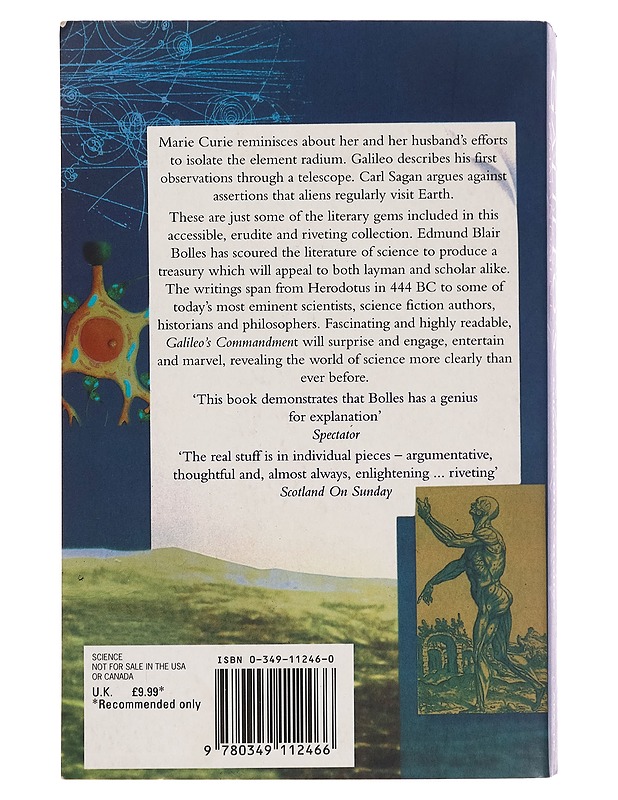 Galileos commandment: An anthology of Great Science Writing - Edmund Blair Bolles - Tietokirjat - 10105257802 - 1