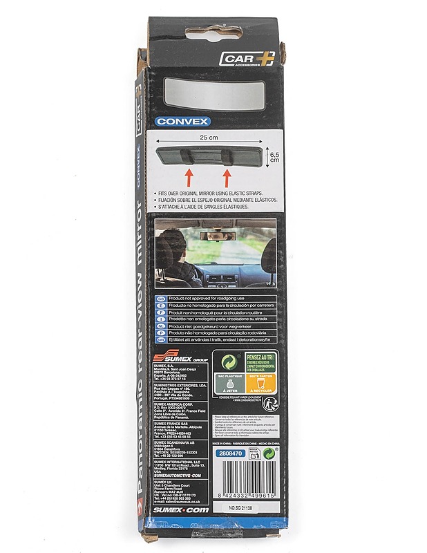 CONVEX CAR+ panoraama takapeili - Muut urheiluvälineet ja vapaa-aika - 10105257809 - 1
