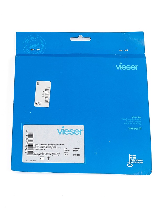 VIESER kiilarengas ja huulitiiviste - Muut urheiluvälineet ja vapaa-aika - 10105257862 - 1