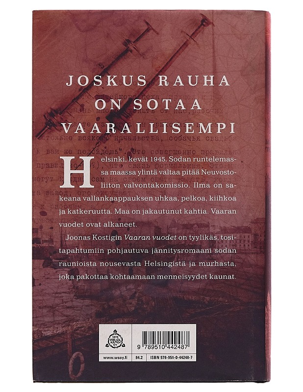 Vaaran vuodet - Joonas Konstig - Romaanit ja novellit - 10105258028 - 1