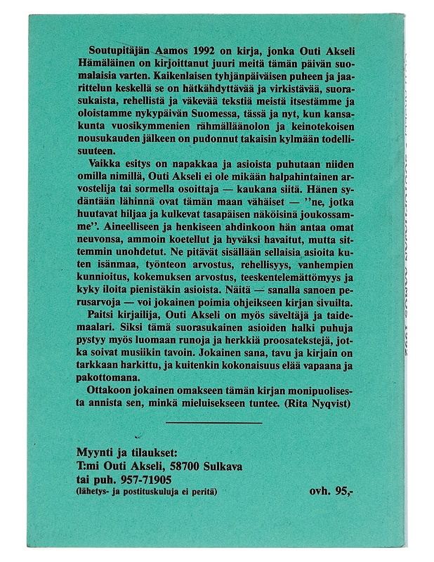 Huutavan ääni - Outi Akseli - Runot ja näytelmät - 10105258193 - 1