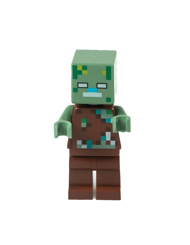 LEGO Minecraft Drowned Zombie minifiguuri - Lasten lelut - 10105258308 - 0