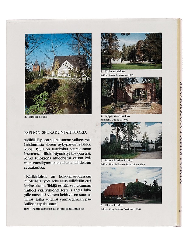 Espoon seurakuntahistoria - Eeva Ojanen - Historiakirjat - 10105258527 - 1