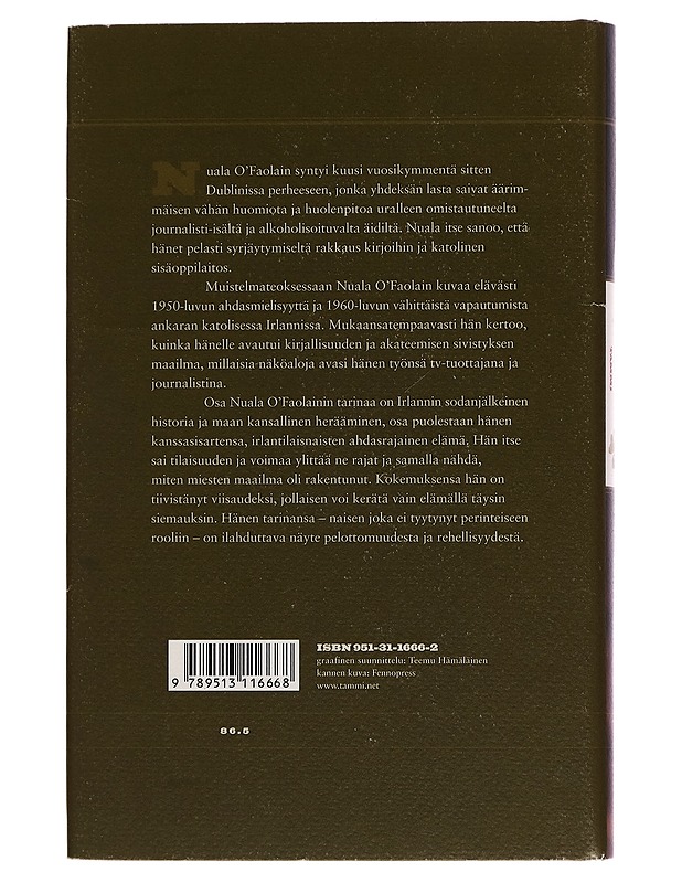 Tunnenko minä teidät? - Nuala O'Faolain - Romaanit ja novellit - 10105258736 - 1