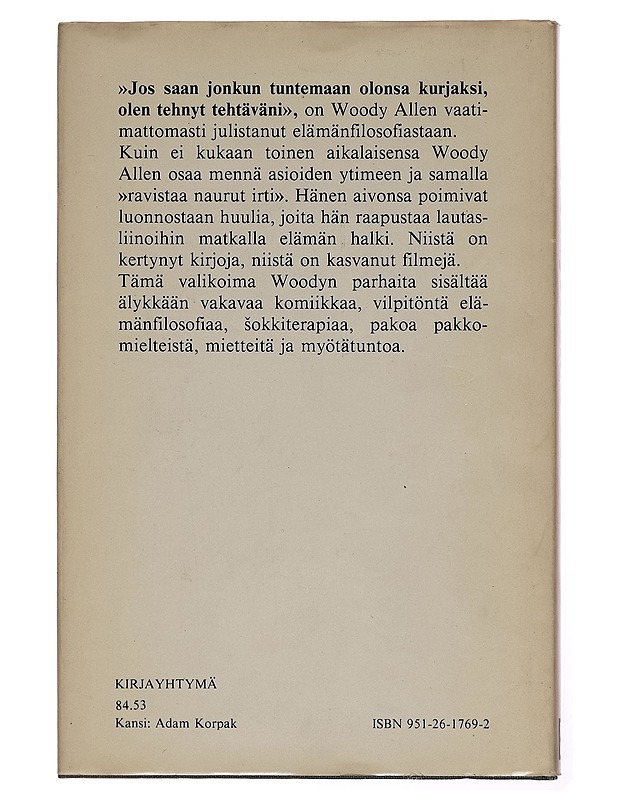 Parhaat - Allen, Woody - Romaanit ja novellit - 10105259201 - 1