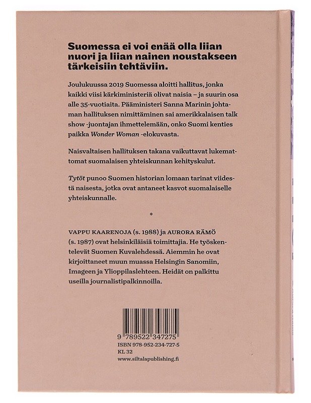 Tytöt : suomalaisen tasa-arvon perusteet - Vappu Kaarenoja - Tietokirjat - 10105259540 - 1