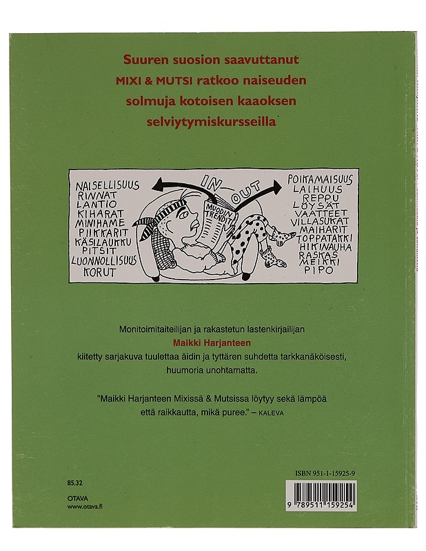 Mixi & Mutsi : Salmiakkia ja selluliittia - Maikki Harjanne - Sarjakuvat - 10105260883 - 1