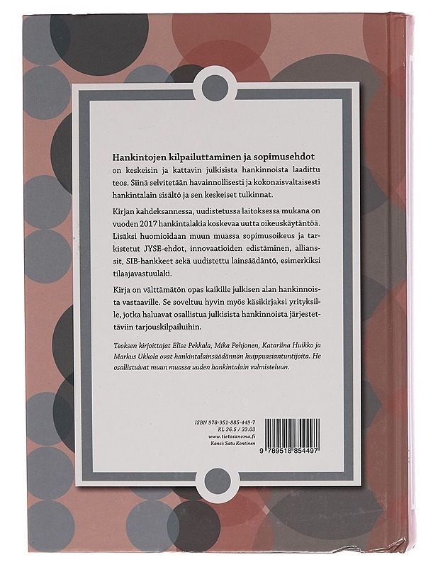 Hankintojen kilpailuttaminen ja sopimusehdot - Elise Pekkala - Tietokirjat ja oppaat - 10105261030 - 1