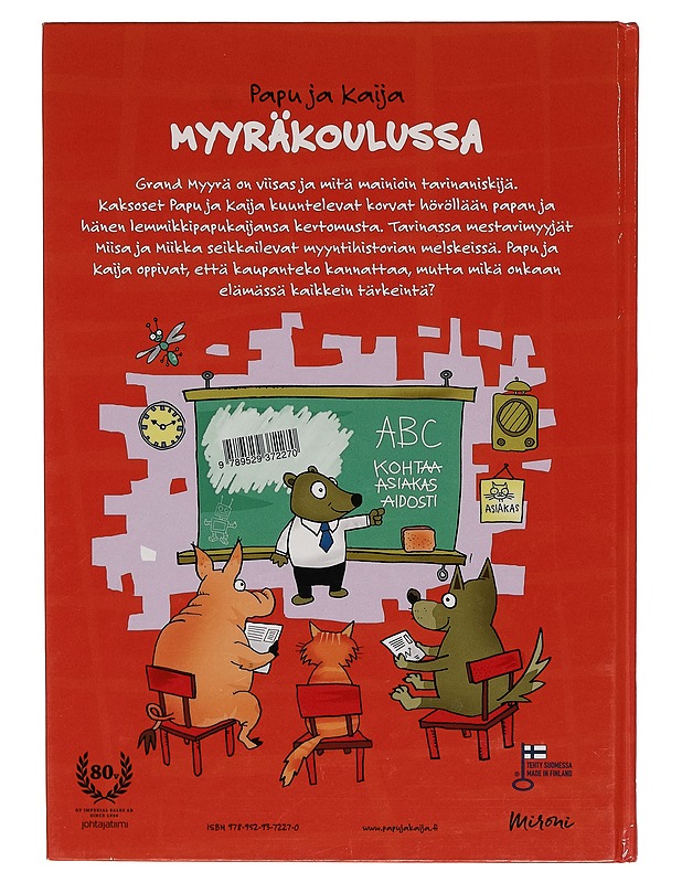 Papu ja Kaija Myyräkoulussa - Mika D. Rubanovitsch - Lastenkirjat - 10105261042 - 1