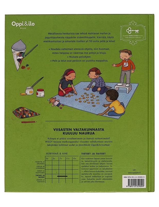 Purkista peliksi : askarteluohjeet yli 50 peliin - Oriol Ripoll - Lastenkirjat - 10105261110 - 1