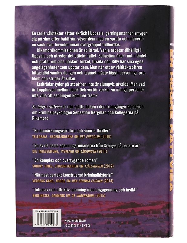 En högre rättvisa : kriminalroman - Michael Hjorth - Jännitys ja dekkarit - 10105261363 - 1