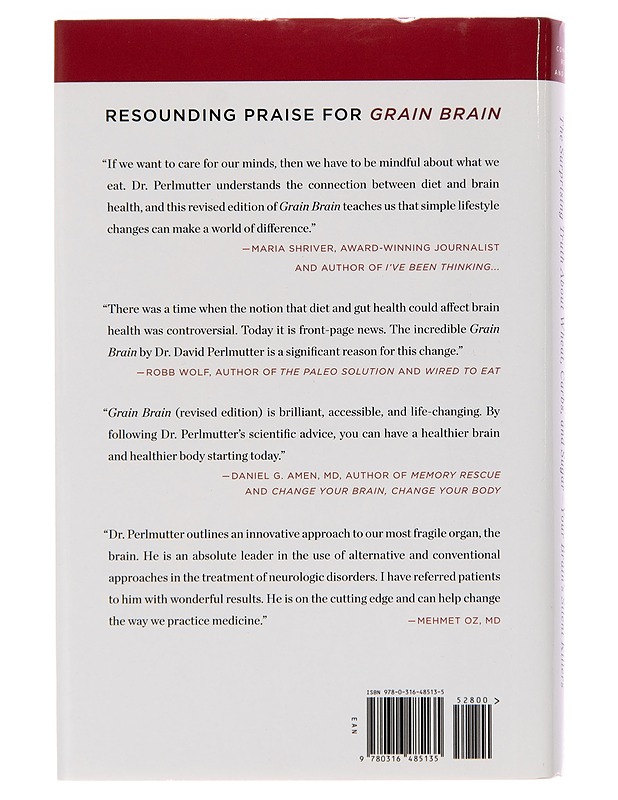 Grain brain : the surprising truth about wheat, carbs, and sugar - your brain's silent killers - David Perlmutter - Tietokirjat ja oppaat - 10105261820 - 1