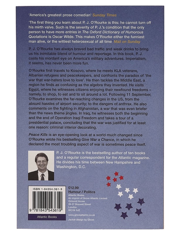 Peace kills - P.J O'Rourke - Tietokirjat - 10105261916 - 1