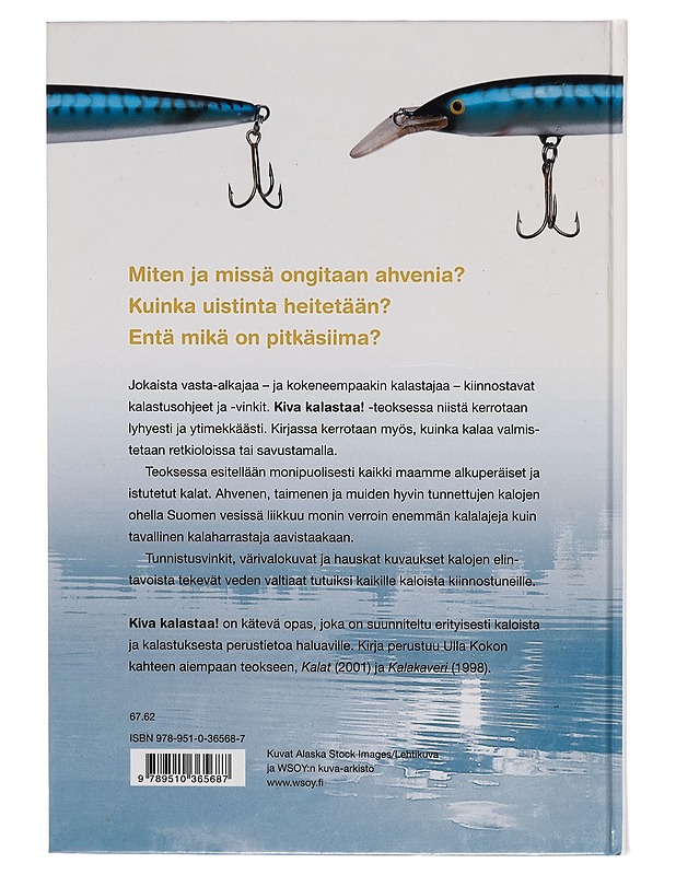 Kiva kalastaa! : kalastuksen ja kalalajien opas - Ulla Kokko - Tietokirjat ja oppaat - 10105262218 - 1