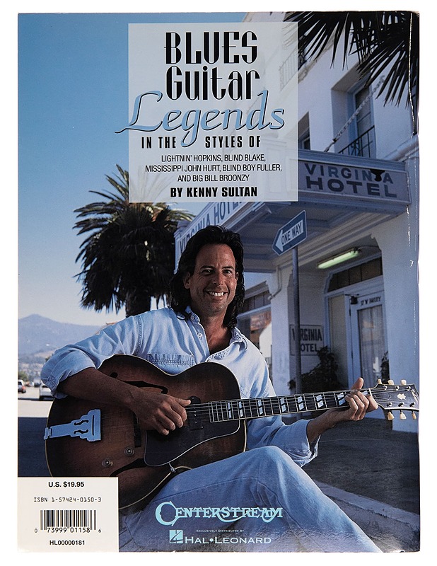 Blues guitar legends : in the styles of Lightnin' Hopkins .. - Kenny Sultan - Musiikki- ja elokuvakirjat - 10105262227 - 1