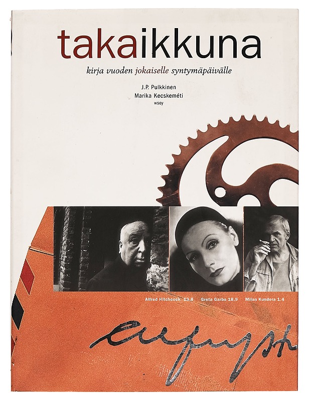 Takaikkuna : kirja vuoden jokaiselle syntymäpäivälle - J. P. Pulkkinen - Elämäkerrat ja muistelmat - 10105262378 - 0