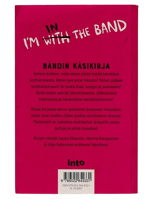 Bändin käsikirja - Hanna Kauppinen - Musiikki- ja elokuvakirjat - 10105262386 - 1