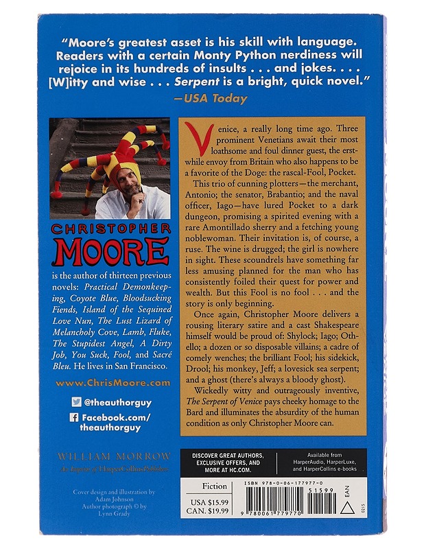 The serpent of Venice - Christopher Moore - Romaanit ja novellit - 10105262648 - 1