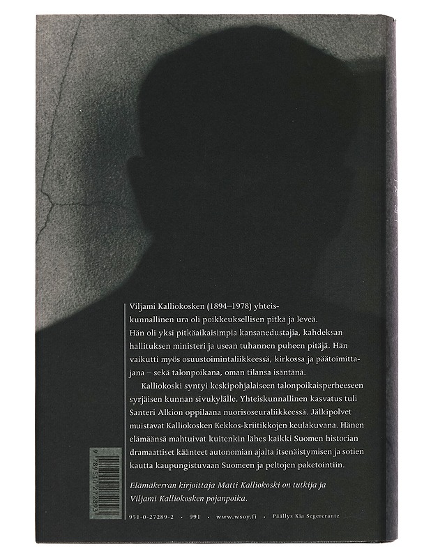 Pitkä sarka - Viljami Kalliokosken elämä - Elämäkerrat ja muistelmat - 10105262821 - 1