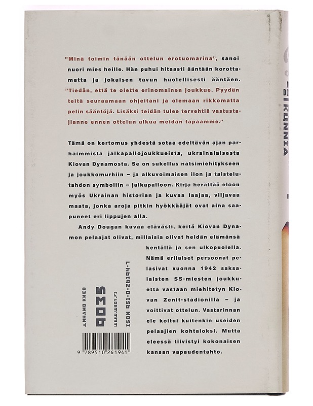 Kiovan Dynamon kunnia - Andy Dougan - Romaanit ja novellit - 10105262987 - 1
