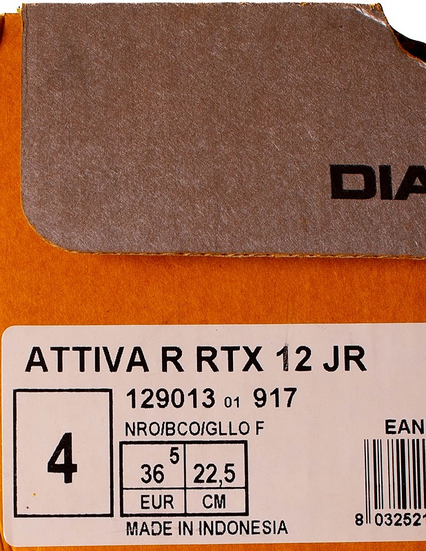 DIADORA Attiva RTX 12 Jr jalkapallokengät, 36 1/2 - Jalkapallo - 10105263176 - 3