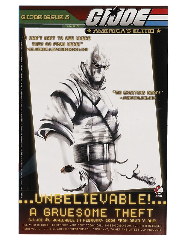 G.I. Joe Vol II Issue 7 January 2006 - Sarjakuvat - 10105263186 - 1