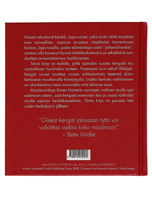 Mitä naisen tulee tietää kengistä - Karen Homer - Tietokirjat ja oppaat - 10105263301 - 1