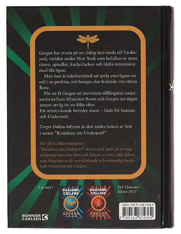 Gregor : dödens labyrint - Suzanne Collins - Romaanit ja novellit - 10105263721 - 1