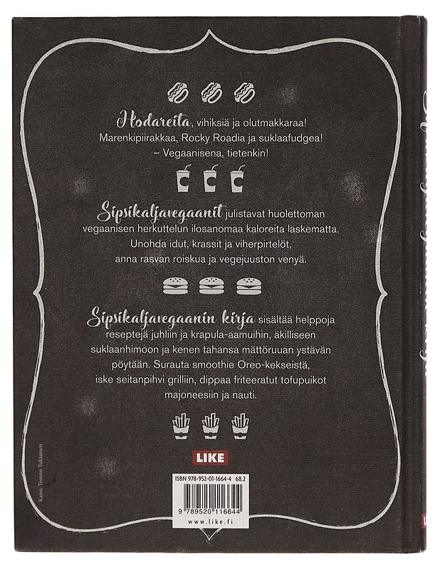 Sipsikaljavegaanin kirja - Heimonen, Terhi - Ruokakirjat - 10105263870 - 1