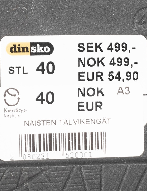 ATTITUDE talvinilkkurit, 40 - Naisten nilkkurit ja saappaat - 10105264037 - 2