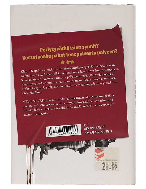 Veljeni vartija : rikosromaani - Antti Tuomainen - Jännitys ja dekkarit - 10105264214 - 1