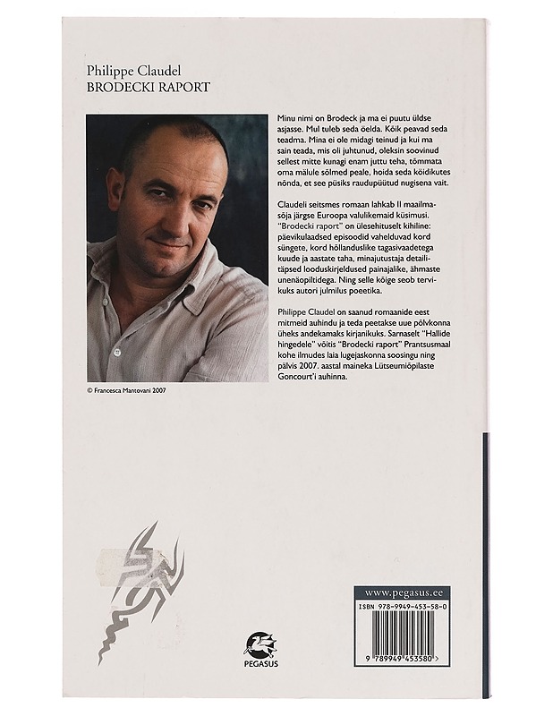 Brodecki Raport - Philippe Claudel - Romaanit ja novellit - 10105264435 - 1