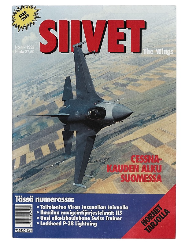 Siivet 1/1992 - Lehdet - 10105264725 - 0