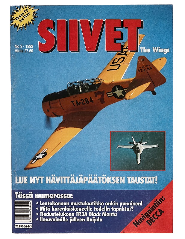 Siivet 3/1992 - Lehdet - 10105264740 - 0