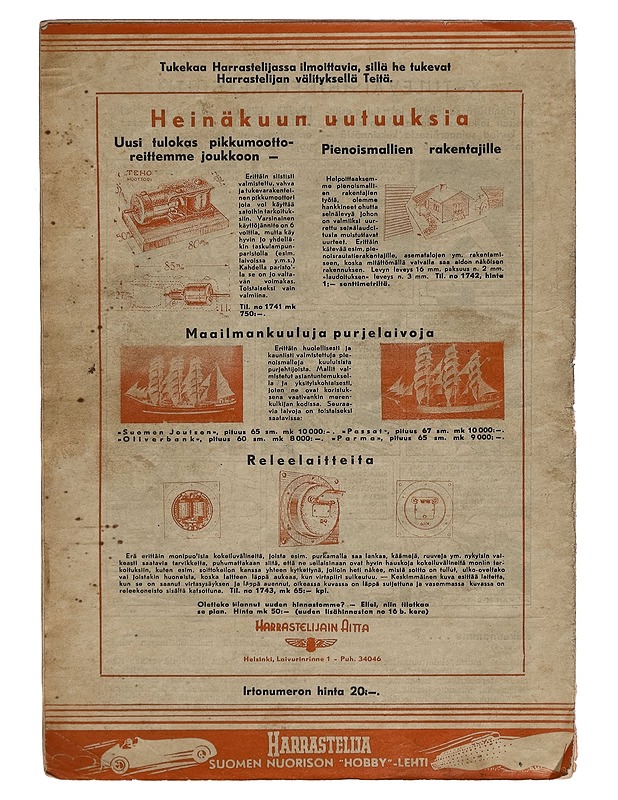 Harrastelija 6-7/1947 - Lehdet - 10105264795 - 1